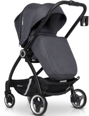 Детская коляска 2 в 1 Euro-Cart Crox 9023-ECC-01, Coal